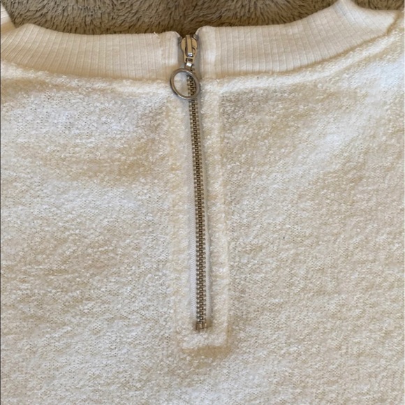 Ava & Viv Crewneck Pullover Sweater Cream 1X - Picture 4 of 7